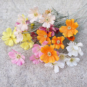 24 Inch Artificial Silk Calliopsis Flowers 10 Pcs Autumn Plant Arrangements
