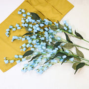39 Inch Lily of The Valley Hanging Orchid Silk Flowers, Long Stem, Bulk Wholesale Artificial Flowers