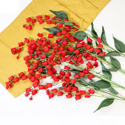 39 Inch Lily of The Valley Hanging Orchid Silk Flowers, Long Stem, Bulk Wholesale Artificial Flowers