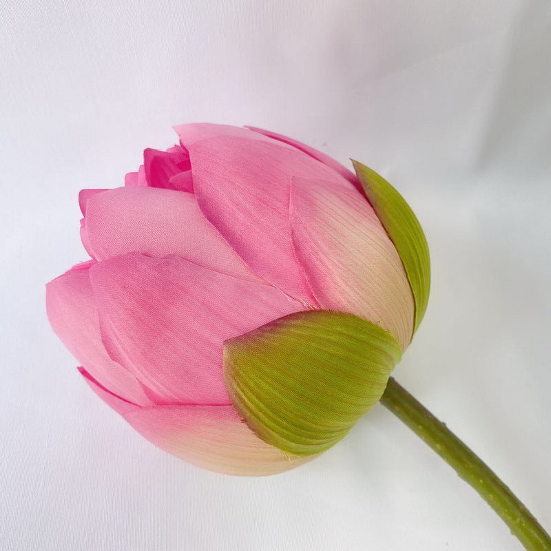 28 Inch Artificial Silk Lotus Bud Lily Stem 10 Pcs Bulk Pack