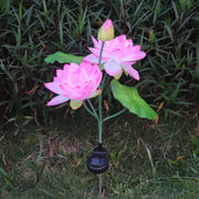 Artificial Lotus Water Lily LED Solar Light Lamp for Outdoors, Bulk Quantity