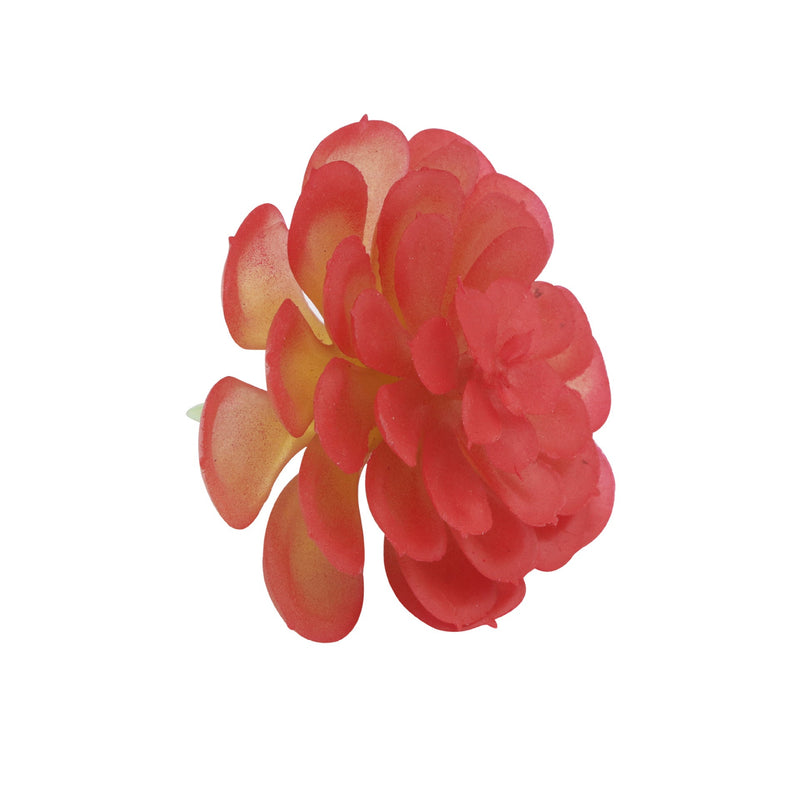 Artificial Mini Red Succulents 12 Pcs Bulk Greenery Plants for Home Decor