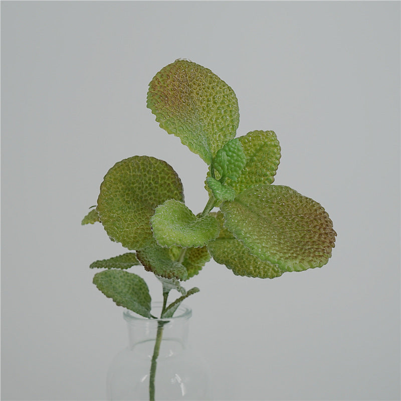 Artificial Mint Leaf Stem Greenery Plant 17 Inch Greenery 1 Pc Silk