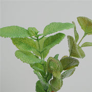 Artificial Mint Leaf Stem Greenery Plant 17 Inch Greenery 1 Pc Silk