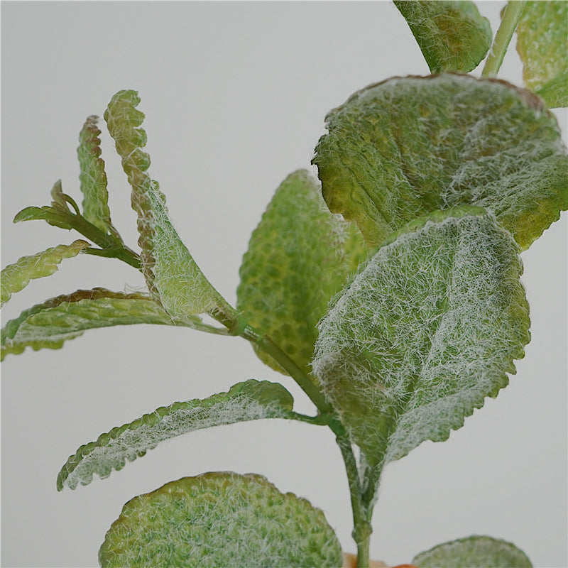 Artificial Mint Leaf Stem Greenery Plant 17 Inch Greenery 1 Pc Silk