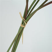 6 Pcs Artificial Tropical Monstera Stems, Green Silk Leaves, 18 Inch