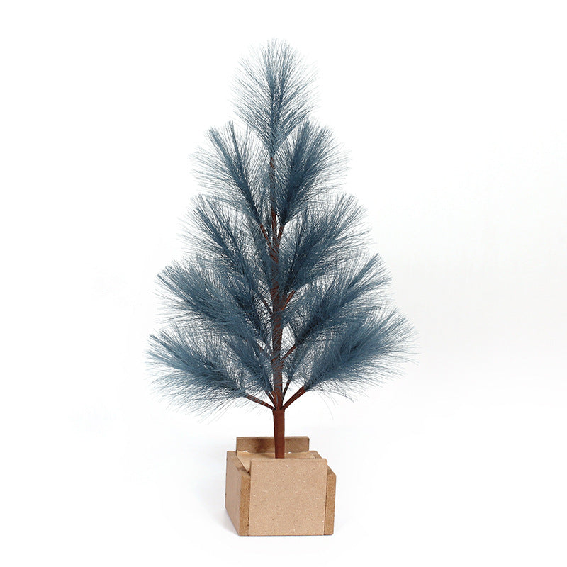 Artificial Pampas Grass 18 Inch Bulk 10 Pcs Wooden Tabletop Ornament Holiday Decoration