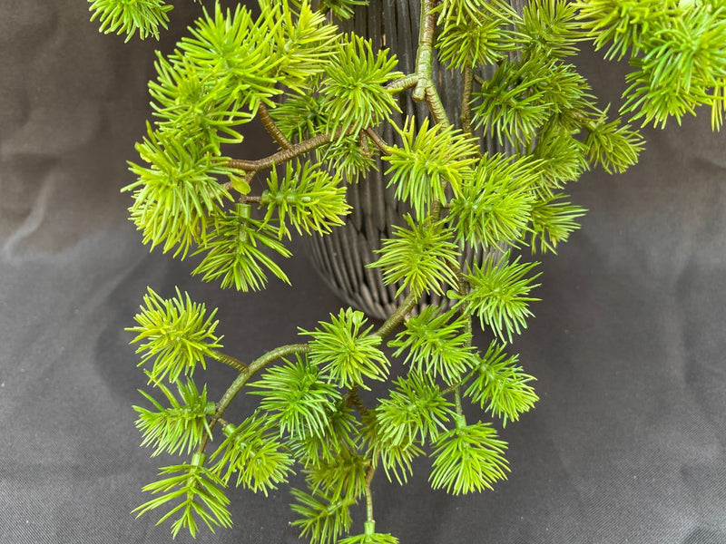 Artificial Pine Twig Greenery 15 Inch, 1 Pc, Green Artificial Plant Decor