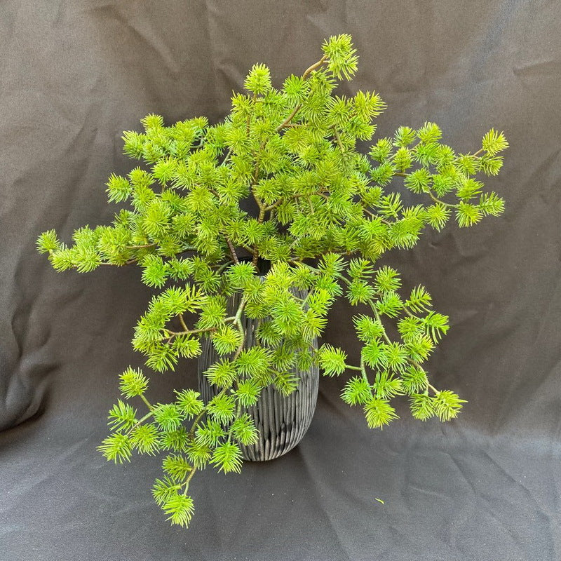 Artificial Pine Twig Greenery 15 Inch, 1 Pc, Green Artificial Plant Decor