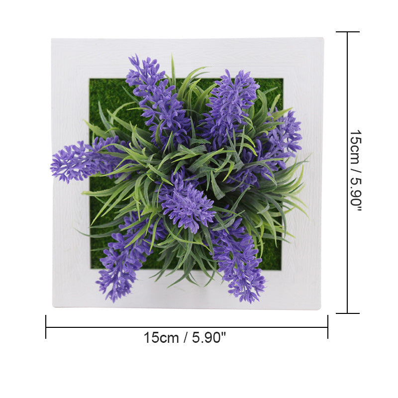 Artificial Succulent Wall Frame 1 Pc Hanging Plant Photo Frame Bulk Artificial Plant Decor
