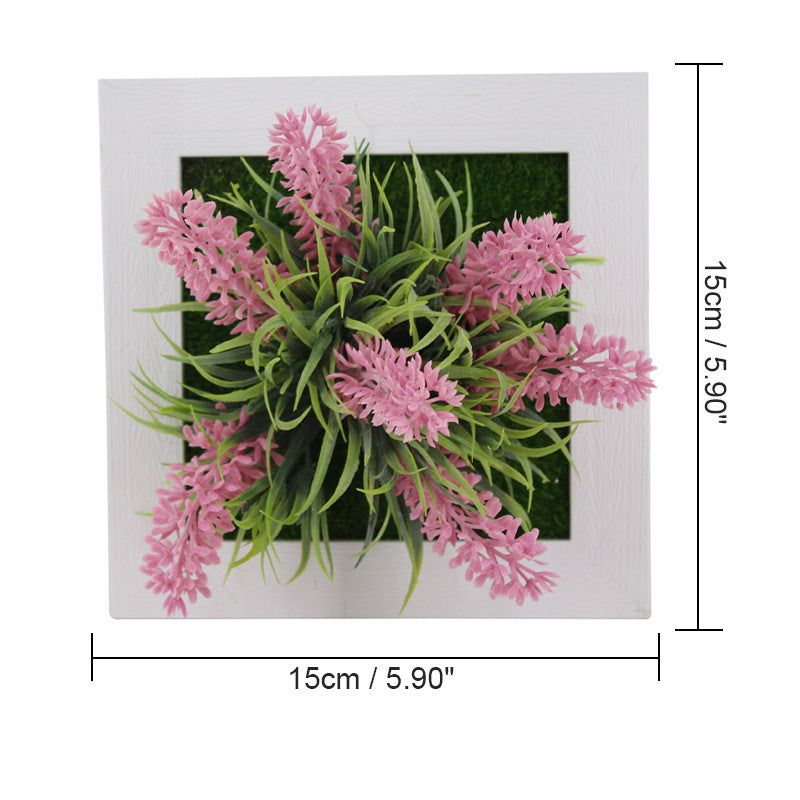 Artificial Succulent Wall Frame 1 Pc Hanging Plant Photo Frame Bulk Artificial Plant Decor