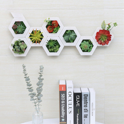 Artificial Succulent Wall Frame 1 Pc Hanging Plant Photo Frame Bulk Artificial Plant Decor