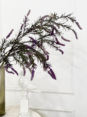 35 Inch Artificial Salvia Flower 10 Pcs Autumn Silk Floral Stems Bulk Wholesale