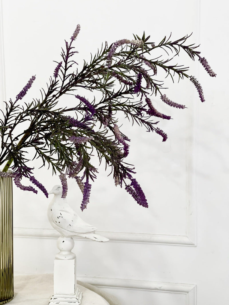 35 Inch Artificial Salvia Flower 10 Pcs Autumn Silk Floral Stems Bulk Wholesale