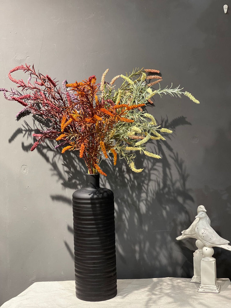 35 Inch Artificial Salvia Flower 10 Pcs Autumn Silk Floral Stems Bulk Wholesale