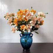 25 Inch Artificial Silk Scabiosa Stems, 4 Colors, 10 Pcs Bulk Set