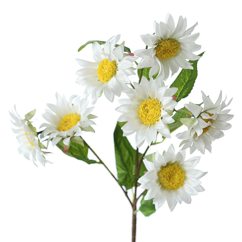 29 Inch Artificial Silk Sunflower Long Stem Spray 10 Pcs Bulk Arrangement