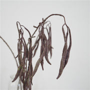 28 Inch Green Artificial Carob Bean Stems Bulk Flower Arrangement 10 Pcs