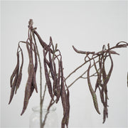 28 Inch Green Artificial Carob Bean Stems Bulk Flower Arrangement 10 Pcs
