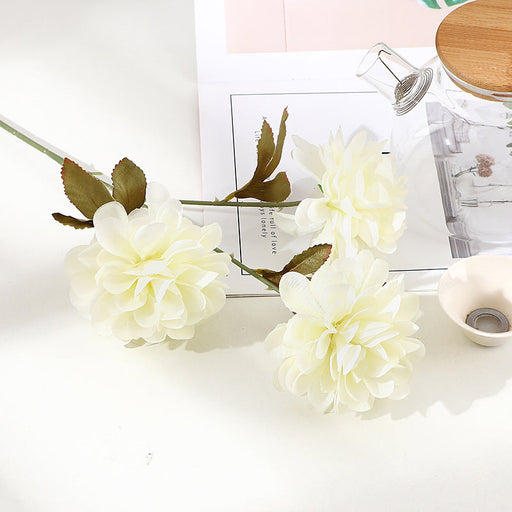26 Inch Silk Dahlia Flower Stems Bulk 10 Pcs Artificial Fall Floral Arrangements