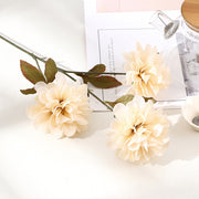 26 Inch Silk Dahlia Flower Stems Bulk 10 Pcs Artificial Fall Floral Arrangements