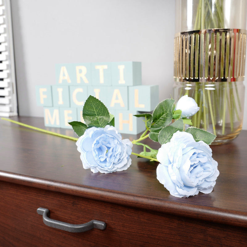 23 Inch Artificial Peony Stems Spray 10 Pcs Faux Silk Flowers Bulk Wholesale