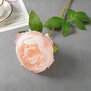 25 Inch Silk Peony Stems, 10 Pcs Artificial Flowers for Floral Arrangements