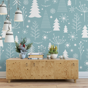 Artificial Pine Twig Winter Floral Arrangement Holiday Accent Decor