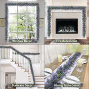 6 Ft Lavender Wisteria Garland 6 Stems Artificial Silk Flower Spring Decor
