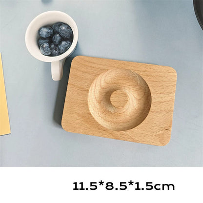 Wooden Christmas Cookie Molds Set - Cartoon Holiday Shapes for DIY Gingerbread & Biscuit Baking