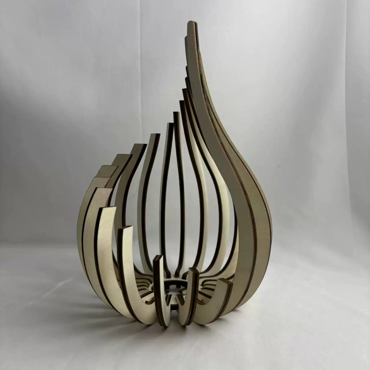 Wooden DIY Candle Holder (3 Sizes) - Handmade Decorative Lamp Stand for Home