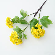 27 Inch Snowball Hydrangea Stems 10 Pcs Artificial Silk Blossom Spray Flowers