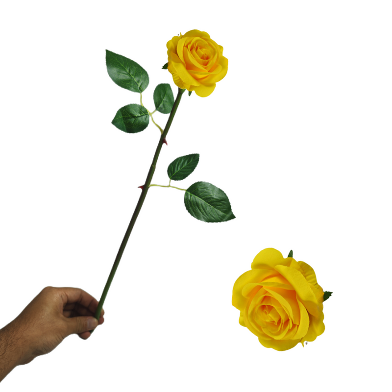 10 Pcs Artificial Silk Rose Stems, 12 Inch, Red, Wholesale Bouquet Flowers