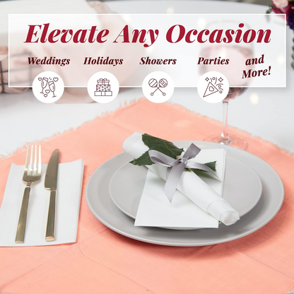 Bulk 2pcs Linen Textured Disposable Napkins for Bathroom Wedding Party Easter Hotel Table Decoration Wholesale