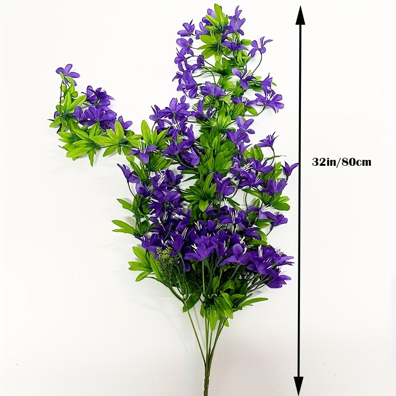 Artificial Hanging Spring Flower Garland 6 Ft UV Resistant Bulk Patio Garden Decor