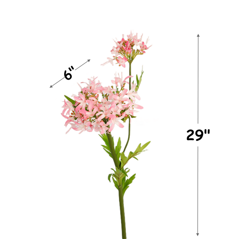29 Inch Agapanthus Stems 10 Pcs Real Touch Artificial African Flower Arrangement