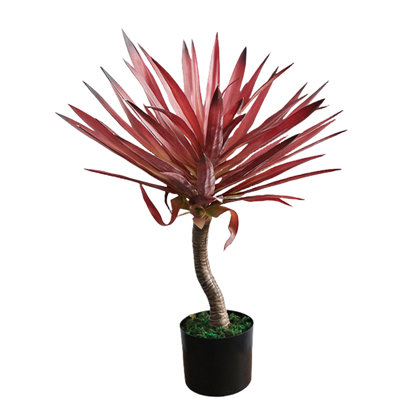 19.6 Inch Artificial Agave Potted Plant Bulk Faux Landscaping Succulent