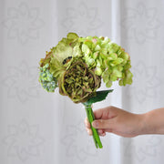 11 Inch Artificial Silk Flower Bouquet 10 Pcs Bulk Floral Arrangement