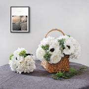 11 Inch Artificial Silk Flower Bouquet 10 Pcs Bulk Floral Arrangement
