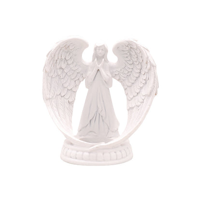Bulk Angel Figurines Memorial Candle Holder Wing Catholic Gift Wholesale