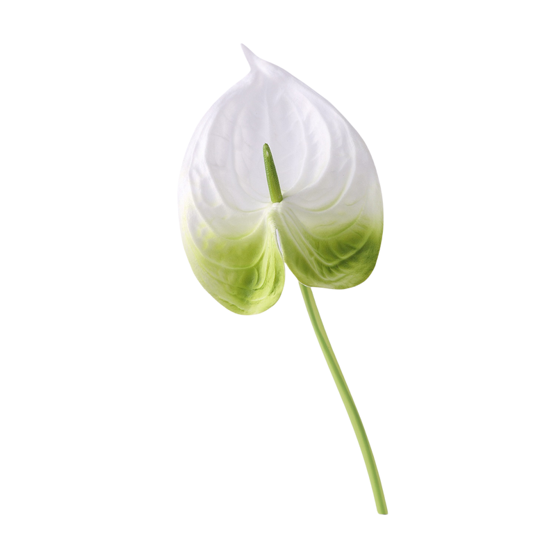 26 Inch Artificial Anthurium Stems 10 Pcs Real Touch Silk Flowers Bulk
