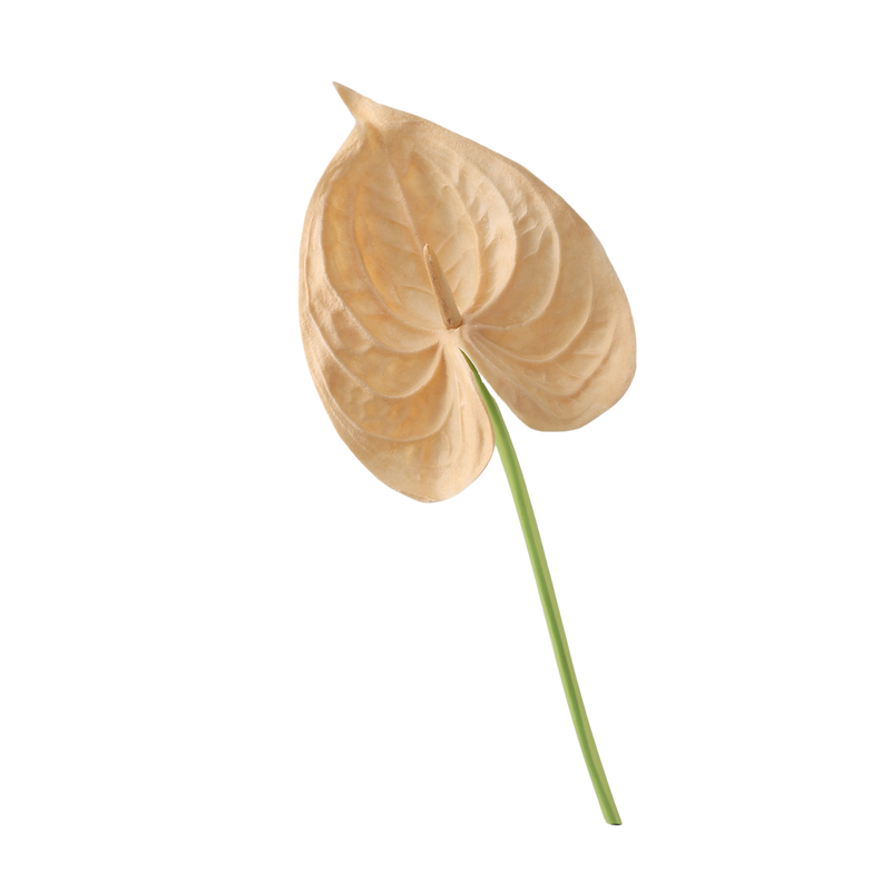 26 Inch Artificial Anthurium Stems 10 Pcs Real Touch Silk Flowers Bulk