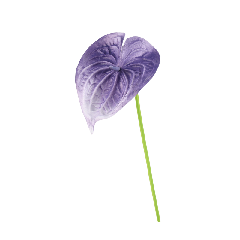 26 Inch Artificial Anthurium Stems 10 Pcs Real Touch Silk Flowers Bulk