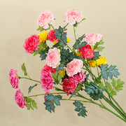 50 Inch Extra Tall Artificial Silk Peony Flowers, Large Faux Peonies, Bulk 10 Pcs for Wedding Home Decor Table Centerpieces