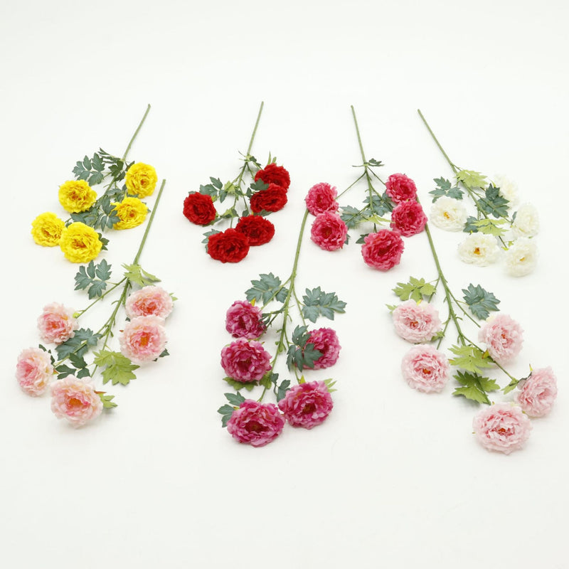 50 Inch Extra Tall Artificial Silk Peony Flowers, Large Faux Peonies, Bulk 10 Pcs for Wedding Home Decor Table Centerpieces
