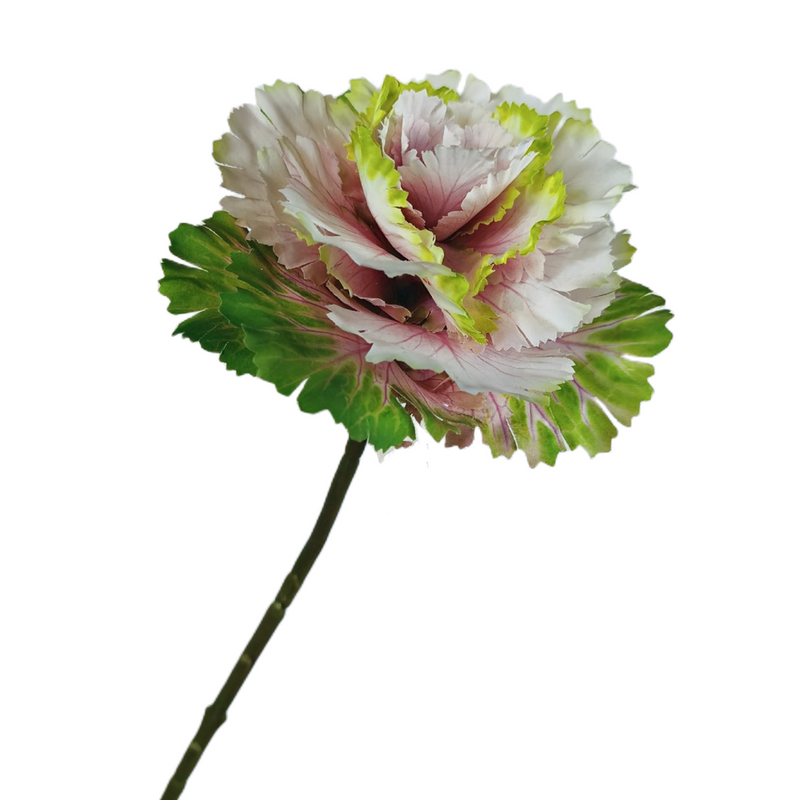 Artificial Cabbage Rose Flower Stems Bulk Pack, 12 Inch Faux Silk, 10 Pcs