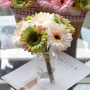 3 Pcs Artificial Silk Daisy Stems for Table Floral Arrangement Bulk Pack