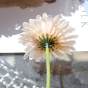 3 Pcs Artificial Silk Daisy Stems for Table Floral Arrangement Bulk Pack