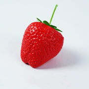 Artificial Strawberries 12 Pcs Lifelike Plastic Fake Fruit Decoration for Home Kitchen Party Photography Props