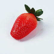 Artificial Strawberries 12 Pcs Lifelike Plastic Fake Fruit Decoration for Home Kitchen Party Photography Props